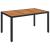 Set mobilier de grădină cu perne, 5 piese, negru, poliratan GartenMobel Dekor