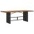Set mobilier de grădină cu perne, 9 piese, negru, poliratan GartenMobel Dekor