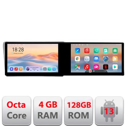 Navigatie Android Toyota Avensis 2003-2008, 2 ecrane 21.6 inch, 4GB+128GB