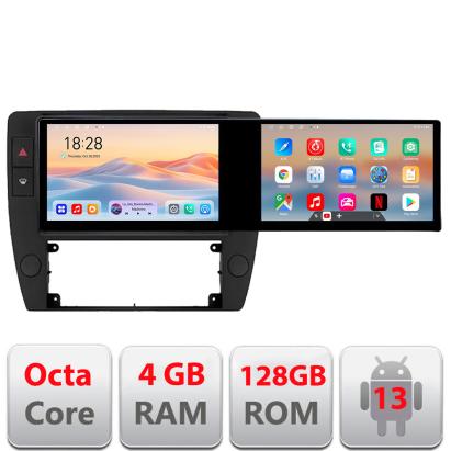 Navigatie Passat B5 1997-2004 Edotec 2 ecrane  8 core 4+128 21.6 inch Incell android Wifi 5Ghz gps internet