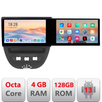 Navigatie Android 21.6 inch pentru Citroen C1, Peugeot 107, Toyota Aygo