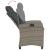 Set mobilier de grădină cu perne, 5 piese, gri, poliratan GartenMobel Dekor