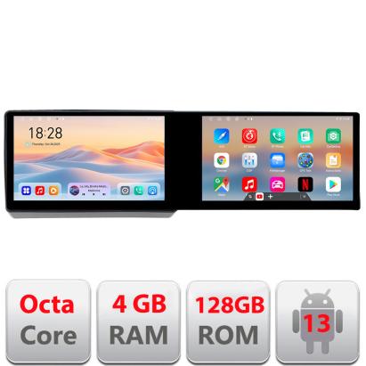 Navigatie Dodge Challenger 2015-2021 Edotec 2 ecrane  8 core 4+128 21.6 inch Incell android Wifi 5Ghz gps internet  KIT-dart