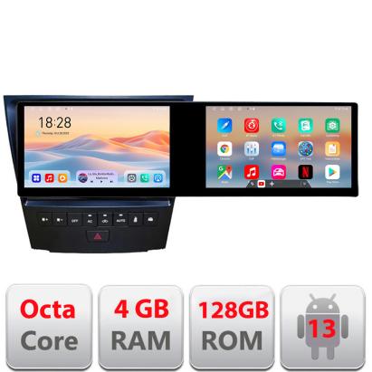 Navigatie Lexus GS-04 2004-2011 Kit- GS-04 Edotec 2 ecrane  8 core 4+128 21.6 inch Incell android Wifi 5Ghz gps internet