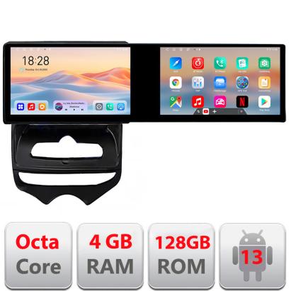 Navigatie Hyundai IX20 2010-2019 cu 2 ecrane 21.6 inch Android 4+128GB