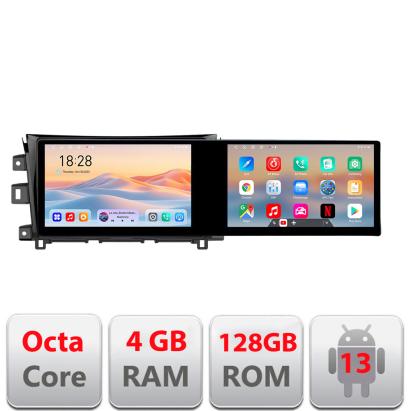 Navigatie Nissan Navara 2017+ Edotec 21.6 inch, 2 ecrane, Android 4GB+128GB