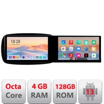Navigatie Smart For Two 2015- Kit-Smart15 Edotec 2 ecrane  8 core 4+128 21.6 inch Incell android Wifi 5Ghz gps internet a