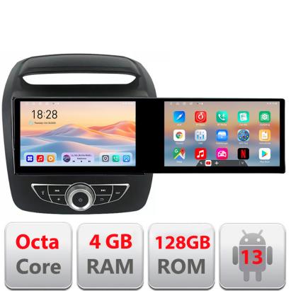 Navigatie Android Kia Sorento 2012-2015 cu 2 ecrane, 4GB RAM, 128GB