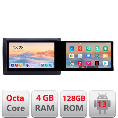 Navigație Fiat Stilo Edotec cu 2 ecrane 21.6 inch, Android, 4GB+128GB