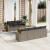 Set canapele de grădină cu perne, 8 piese, gri, poliratan GartenMobel Dekor