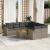 Set canapele de grădină, 9 piese, cu perne, gri, poliratan GartenMobel Dekor
