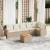 Set canapele de grădină, 7 piese, cu perne, bej, poliratan GartenMobel Dekor