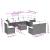 Set mobilier de grădină cu perne, 9 piese, negru, poliratan GartenMobel Dekor
