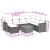 Set canapele de grădină cu perne, 8 piese, gri, poliratan GartenMobel Dekor