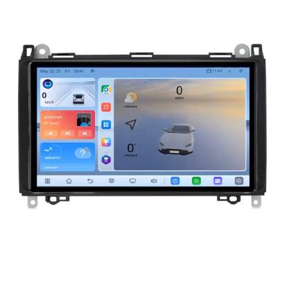 Navigație auto Android 8+128 QLED 1K 4G GPS pentru Mercedes și VW