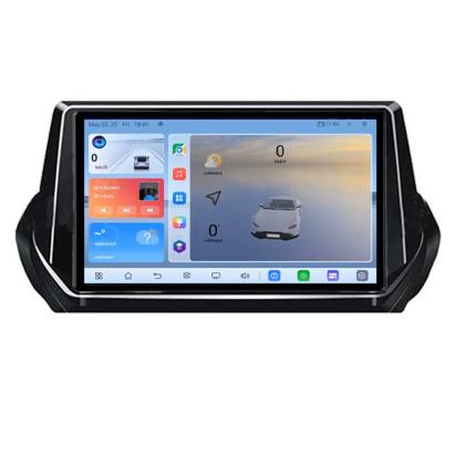 Navigație Android Peugeot 2008 2020+ cu ecran QLED 2K, Octa-Core, 8GB+128GB