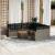 Set canapele de grădină, 9 piese, cu perne, gri, poliratan GartenMobel Dekor