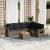 Set canapele de grădină, 7 piese, cu perne, gri, poliratan GartenMobel Dekor