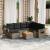 Set canapele de grădină cu perne, 8 piese, gri, poliratan GartenMobel Dekor