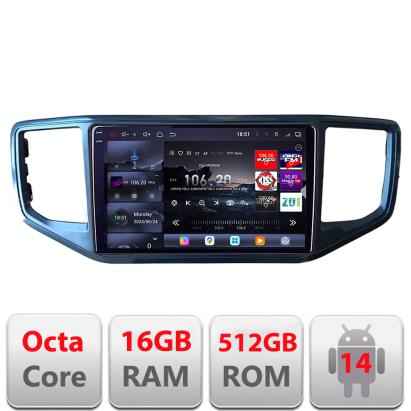 Navigatie VW Amarok 2016- platforma MIB Android Qled 2K Octa Core 16+512 LTE 4G DSP Wifi 5Ghz android auto carplay radio gps internet Kit-+EDT-E809-2K