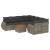Set canapele de grădină, 9 piese, cu perne, gri, poliratan GartenMobel Dekor