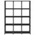 Raft expunere, 12 cuburi, negru, 103x30x141 cm, material textil GartenMobel Dekor