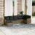 Set canapele de grădină, 7 piese, cu perne, gri, poliratan GartenMobel Dekor
