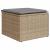 Set canapele de grădină, 7 piese, cu perne, bej, poliratan GartenMobel Dekor