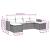 Set mobilier de grădină cu perne, 6 piese, negru, poliratan GartenMobel Dekor