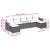 Set canapele de grădină cu perne, 7 piese, negru, poliratan GartenMobel Dekor