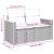 Set canapele de grădină, 7 piese, cu perne, gri, poliratan GartenMobel Dekor
