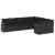 Set mobilier de grădină cu perne, 9 piese, negru, poliratan GartenMobel Dekor