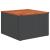 Set canapele de grădină cu perne, 11 piese, negru, poliratan GartenMobel Dekor