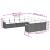 Set canapele de grădină cu perne, 11 piese, negru, poliratan GartenMobel Dekor