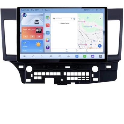Navigatie dedicata Mitsubishi Lancer cu ecran 13 inch, Android, 4G si 4+64 GB