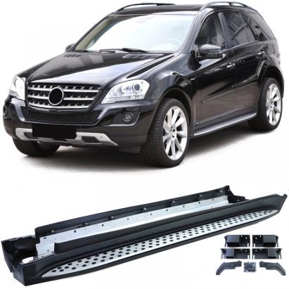 Praguri din aluminiu cu aspect OE cu ABE, potrivite pentru Mercedes ML W164 Clasa M 05-11 Performance AutoTuning
