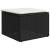 Set mobilier de grădină cu perne, 13 piese, negru, poliratan GartenMobel Dekor