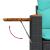 Set mobilier de grădină cu perne, 8 piese, negru, poliratan GartenMobel Dekor
