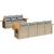 Set canapele de grădină, 8 piese, cu perne, bej, poliratan GartenMobel Dekor
