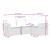 Set mobilier de grădină cu perne, 4 piese, negru, poliratan GartenMobel Dekor
