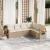 Set canapele de grădină cu perne, 6 piese, bej, poliratan GartenMobel Dekor