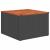Set canapele de grădină cu perne, 7 piese, negru, poliratan GartenMobel Dekor