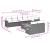 Set mobilier de grădină cu perne, 9 piese, negru, poliratan GartenMobel Dekor