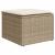 Set canapele de grădină, 7 piese, cu perne, bej, poliratan GartenMobel Dekor