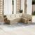 Set canapele de grădină, 7 piese, cu perne, bej, poliratan GartenMobel Dekor