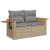 Set canapele de grădină cu perne, 10 piese, bej, poliratan GartenMobel Dekor