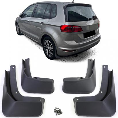 Set de apărători de noroi față și spate, negre, potrivite pentru VW Golf Sportsvan 2014-2017 Performance AutoTuning
