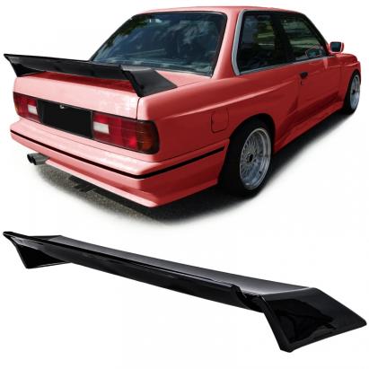 Spoiler spate aripă Evo look negru lucios fabricat din ABS, potrivit pentru Seria 3 BMW E30 Performance AutoTuning