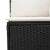 Set canapele de grădină cu perne, 10 piese, negru, poliratan GartenMobel Dekor