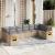 Set canapele de grădină cu perne, 10 piese, bej, poliratan GartenMobel Dekor